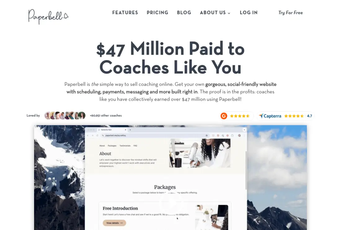 Paperbell home page, captured 22–23 September 2026