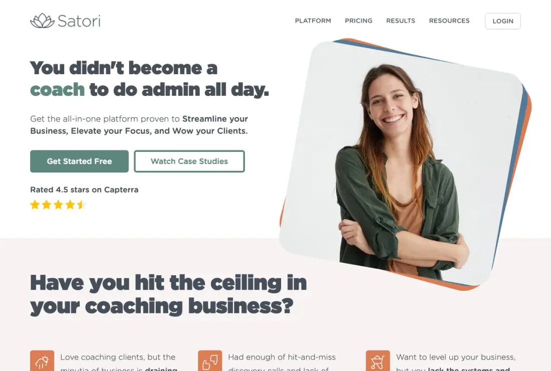 Satori home page, captured 22–23 September 2026