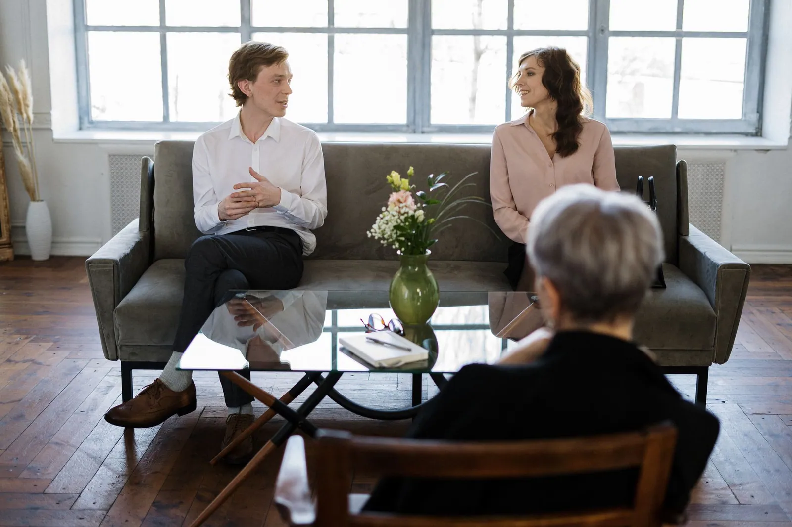 A life coaching session